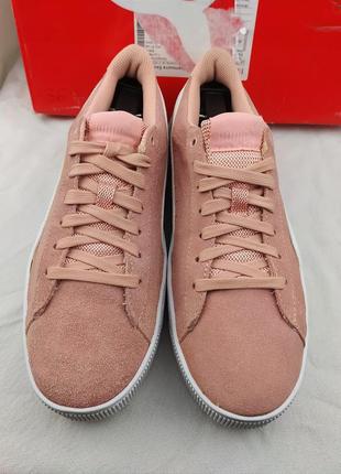 Замшеві кросівки кеди puma vikky platform ribbon v2 suede basket оригінал пума3 фото