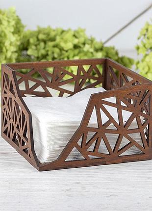 Деревянная салфетница splinter 404 орех