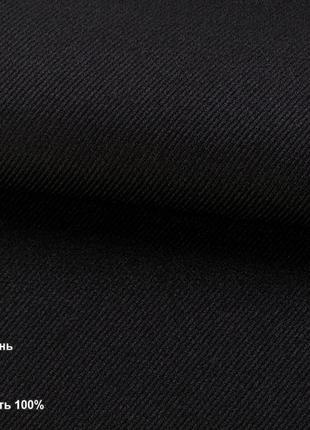 Римская штора, цепочно-роторный карниз, ткань блэкаут-перфект черный, размер 1500х1700 мм2 фото