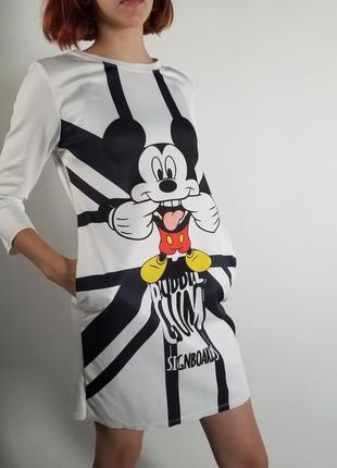 Сукня з принтом2 фото