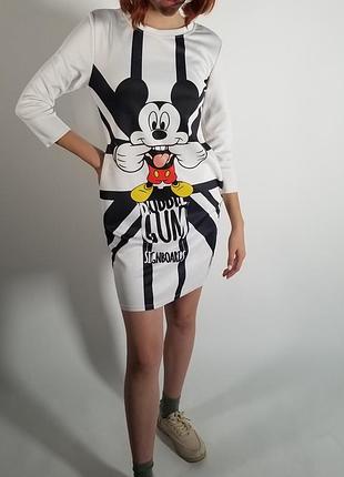 Сукня з принтом5 фото