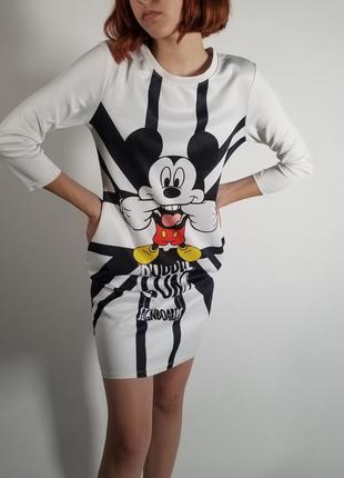 Сукня з принтом1 фото