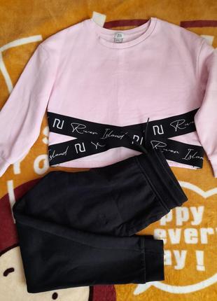Спортивный костюм теплый river island на рост 116