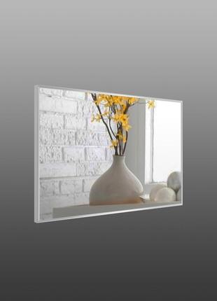 Дзеркало для ванної  сірого кольору3 фото