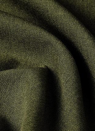 Декоративная ткань блэкаут-рогожка, от солнца, для затемнения, для штор в спальню детскую, серо-оливковый
