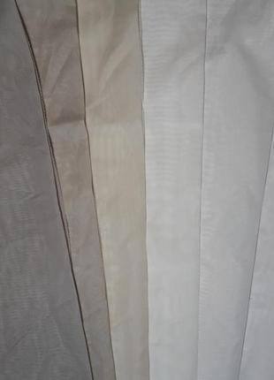 Однотонная тюль вуаль шелк с утяжелителем для гостиной детской спальни кухни сизый3 фото