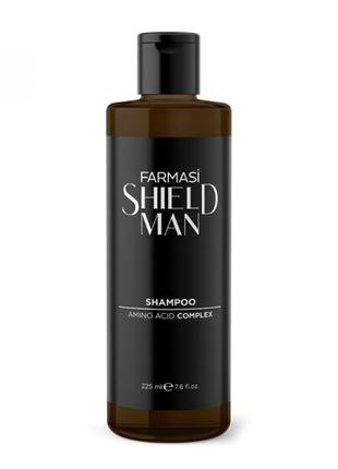 Чоловічий шампунь shampoo farmasi shield man amino acid complex фармаси