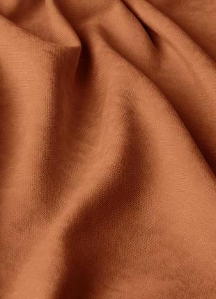 Декоративна тканина велюр (мікровелюр), для штор в спальню, дитячу, зал, ширина 295 см, св. теракотовий1 фото