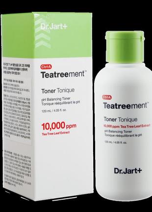 Тонік для очищення проблемної шкіри dr. jart+ ctrl-a teatreement toner 120 мл1 фото