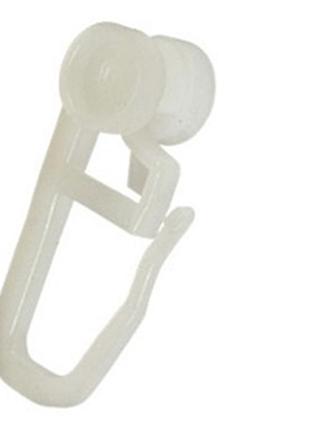 Карниз стельовий пластиковий подвійний для штор і тюлю в комплекті із заглушками та гачками 1,5 м3 фото