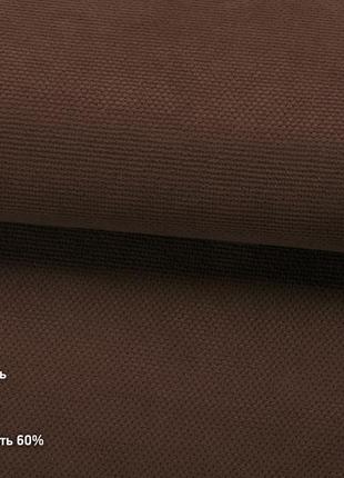 Римская штора, веревочный карниз, система классик, ткань велюр шоколадный2 фото