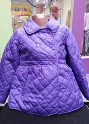 Деми пальто курточка для девочки 5-6 лет