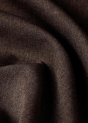 Декоративная ткань блэкаут-рогожка, от солнца, для затемнения, для штор в спальню детскую, коричневый