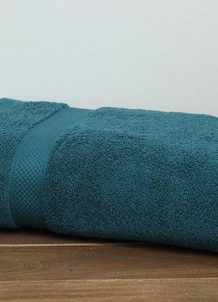 Нежное и мягкое махровое полотенце для сауны пляжа бассейна 100х150 см турция madrid цвет: зеленый1 фото