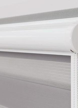 Рулонная штора день-ночь в кассете, закрытая система, ткань дн, турция, бежевый...