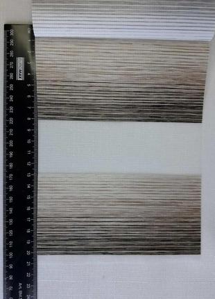 Рулонная штора день-ночь в кассете, закрытая система, ткань дн, турция, бежевый...