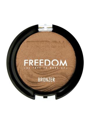 Бронзер для обличчя freedom makeup london bronzer - колір 115 shimmer