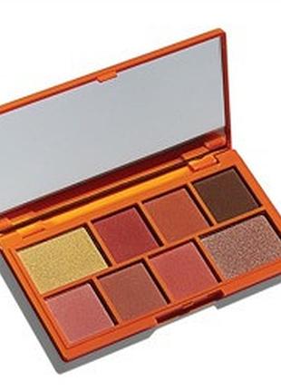 Палетка теней makeup revolution choc orange mini chocolate