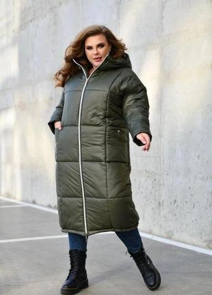 Пуховик пальто