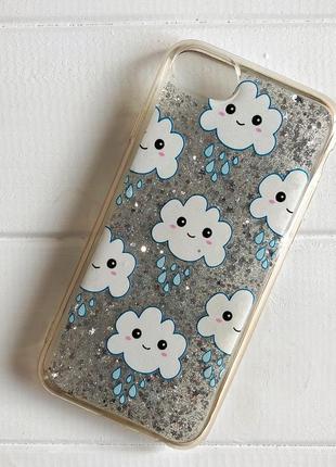 Шикарный блестящий чехол для iphone 7 8