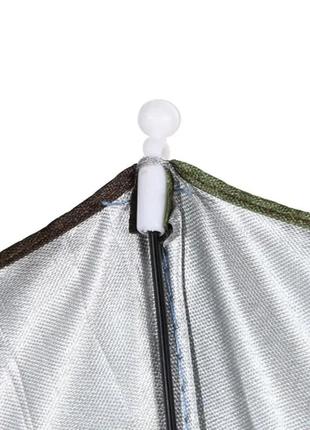 Механический зонт - шапка на голову от дождя и солнца - мультикам