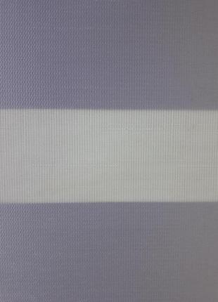 Рулонная штора день-ночь, открытая система дн беста, ткань дн, турция, светло-серый, размер 400х1300