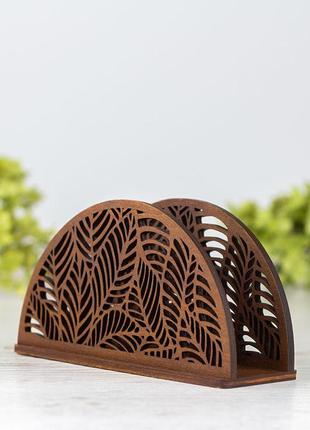 Дерев'яна серветниця "leaf c mini"