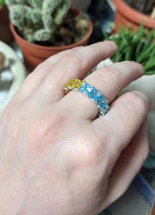 Срібне патріотичне кільце sribna lavka