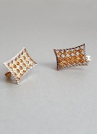 Золотые серьги 585 пробы 2