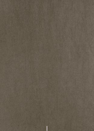 Декоративная ткань велюр (микровелюр), для штор в спальню, детскую, зал, ширина 295 см, пепельно-коричневый2 фото