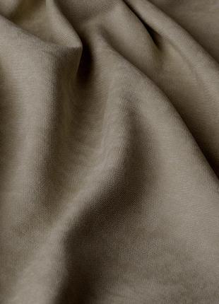 Декоративная ткань велюр (микровелюр), для штор в спальню, детскую, зал, ширина 295 см, пепельно-коричневый