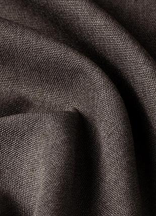 Декоративная ткань блэкаут-рогожка, от солнца, для затемнения, для штор в спальню детскую, серо-коричневый