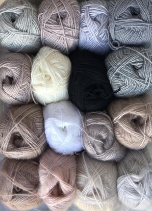 Вязаные варежки сердечко белые перчатки митенки сердце молочные белые пудровые...