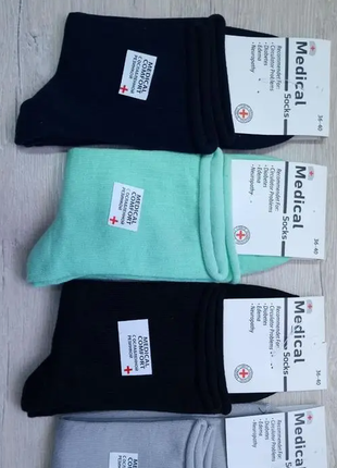 Женские носки без резинки р. 36-40 diadetic socks2 фото