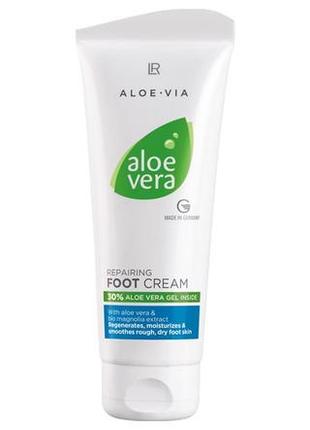 Aloe via aloe vera відновлюючий крем для ніг.