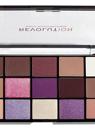 Палетка тіней makeup revolution re-loaded palette visionary