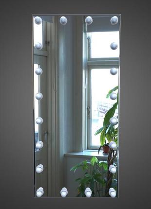 Ростовое зеркало с подсветкой 1500х700 мм3 фото