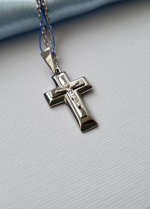 Крест с распятием серебро 925 пробы2 фото