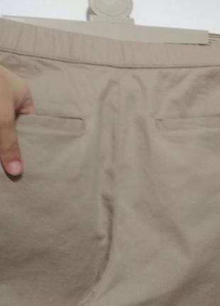 Фирменные натуральные базовые зауженные котоновые штаны стрейч котон чинос супер качество5 фото