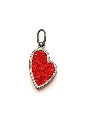 Серебреная подвеска с swarovski