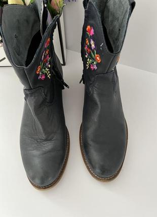 Кожаные сапоги ботинки козачки asos3 фото