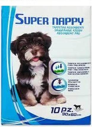 Пеленки для собак caniamici super nappy 90х60 ( уп 10 шт)