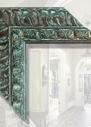 Зеркало в итальянской деревянной раме 88мм
