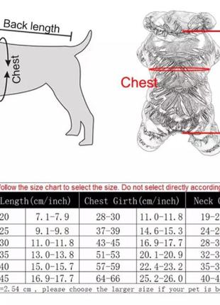 Теплый зимний комбинезон для собак на флисе, размер l, золотистый10 фото