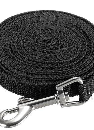 Повідки брезентові, довжина 1,5 м. ширина 25 мм. чорний
