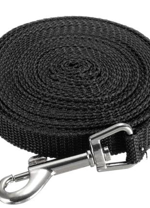 Повідки брезентові, довжина 1,5 м. ширина 30 мм. чорний