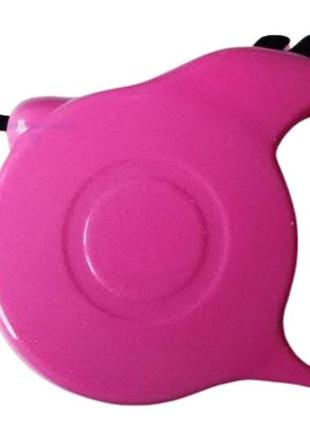 Повідець-рулетка для вигулу собак 3 м, до 12 кг, (рожевий)