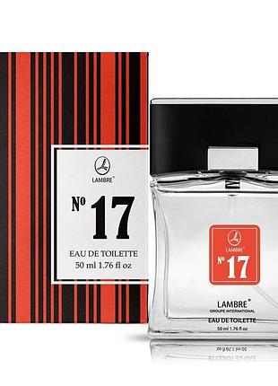 Туалетная вода мужская lambre №17 50 мл