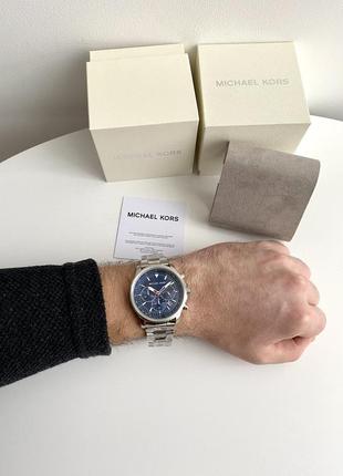 Michael kors cortlandt chronograph mk8641 watch чоловічий наручний годинник хронограф майкл корс оригінал мішель на подарунок чоловіку хлопцю2 фото