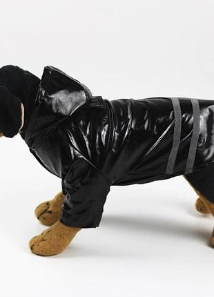 Дощовик для собак (розмір m) чорний